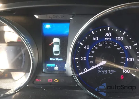 2013 Hyundai Sonata Hybrid from USA, damaged, VIN KMHEC4A49DA099516